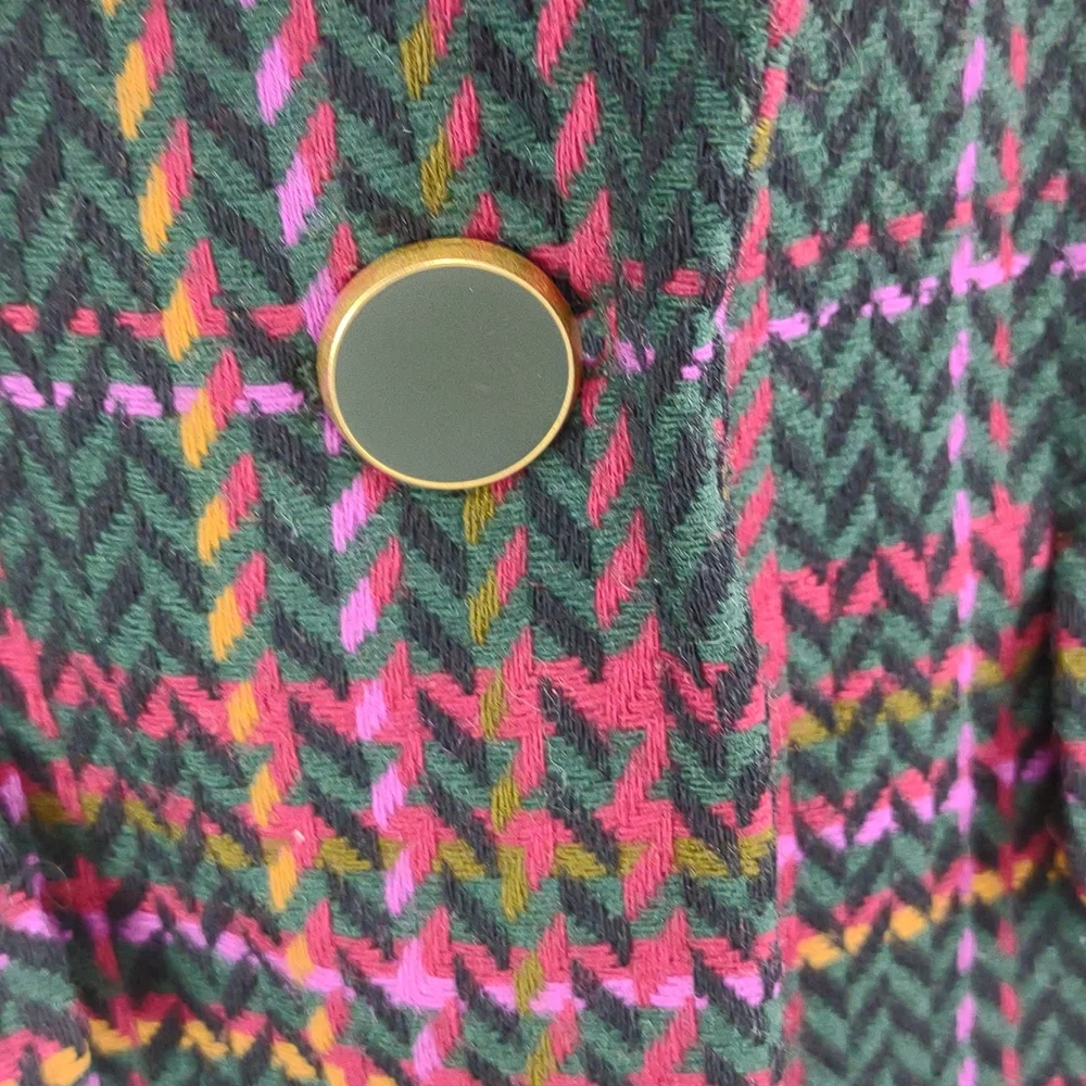 Pendleton Petite 100% Wool Fully Lined Single Button LS Plaid Blazer Jacket Sz 6 - Picture 8 of 12